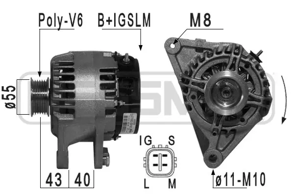 Alternator (WG2012450)
