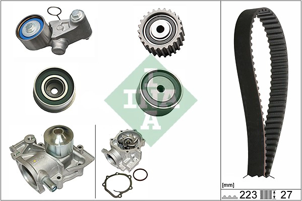 Water Pump & Timing Belt Kit (WG1710038)