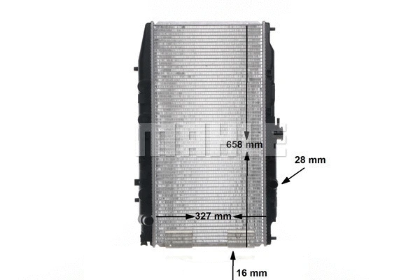 Radiator, engine cooling