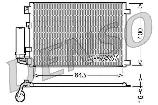 Condenser, air conditioning (WG1917487)