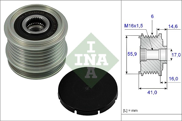 Alternator Freewheel Clutch (WG1253593)