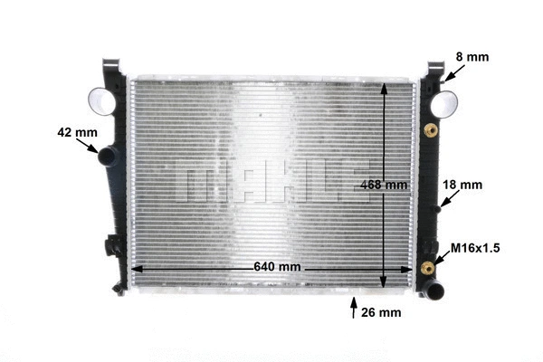 Radiator, engine cooling