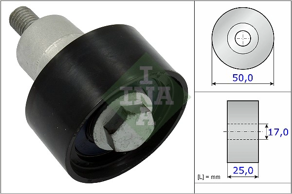 Deflection/Guide Pulley, timing belt (WG1253153)