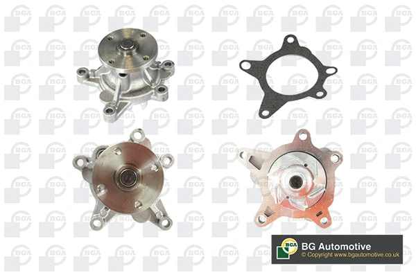 Water Pump, engine cooling (WG1489220)