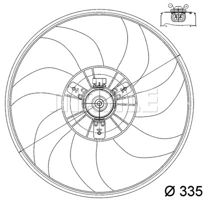 Fan, engine cooling