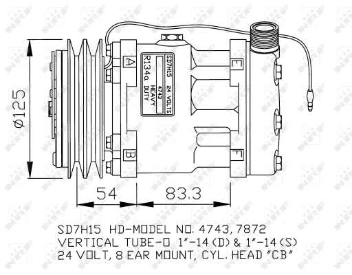 Compressor, air conditioning (WG2159158)