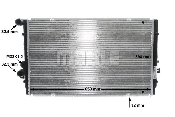 Radiator, engine cooling