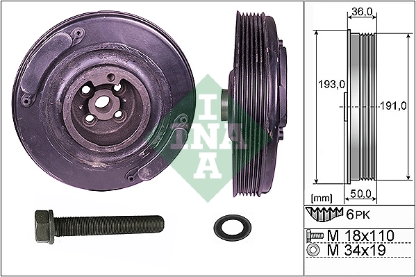 Belt Pulley Set, crankshaft (WG1821139)