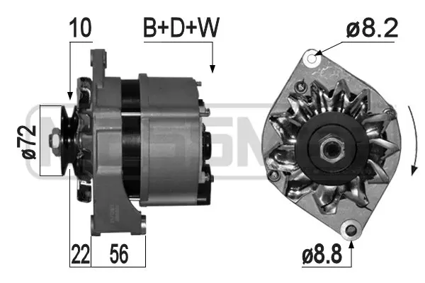 Alternator (WG2011044)
