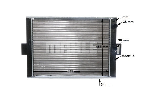 Radiator, engine cooling