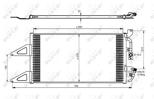 Condenser, air conditioning (WG2160928)