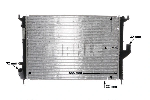 Radiator, engine cooling