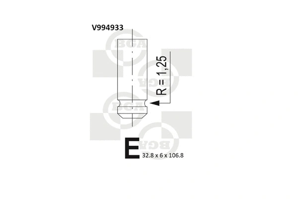 Intake Valve (WG1491646)
