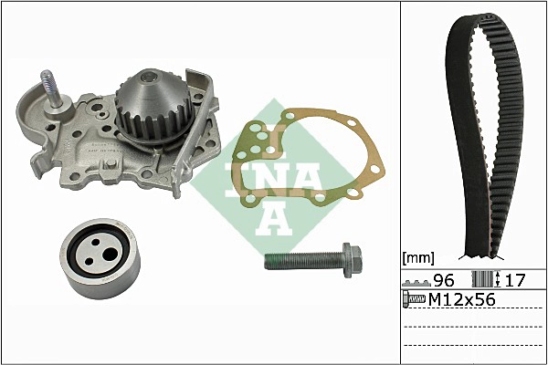Water Pump & Timing Belt Kit (WG1251411)