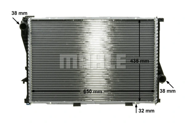 Radiator, engine cooling