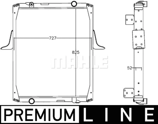 Radiator, engine cooling