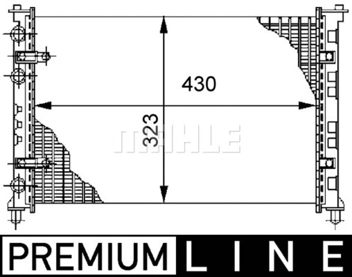 Radiator, engine cooling