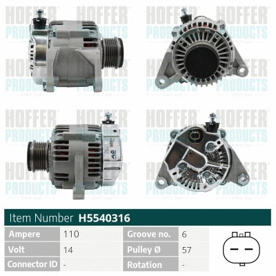 Alternator (WG2197018)