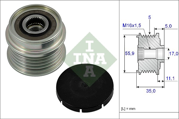 Alternator Freewheel Clutch (WG1253588)