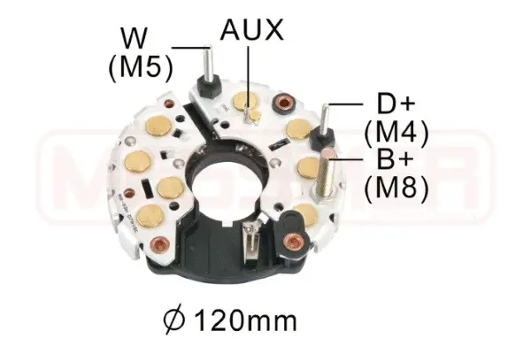 Rectifier, alternator (WG2012502)