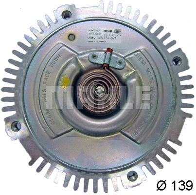 Clutch, radiator fan