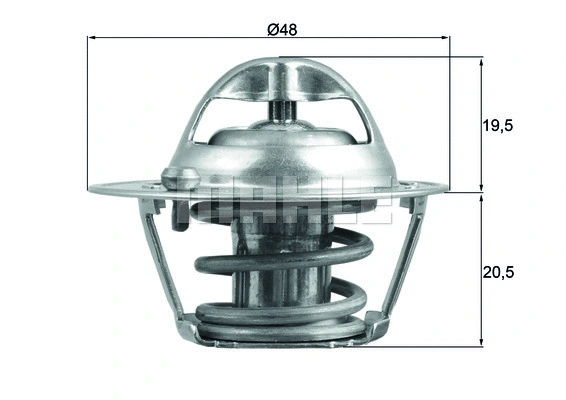 Thermostat, coolant (WG1789698)