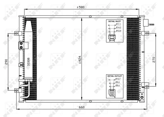 Condenser, air conditioning (WG2160945)