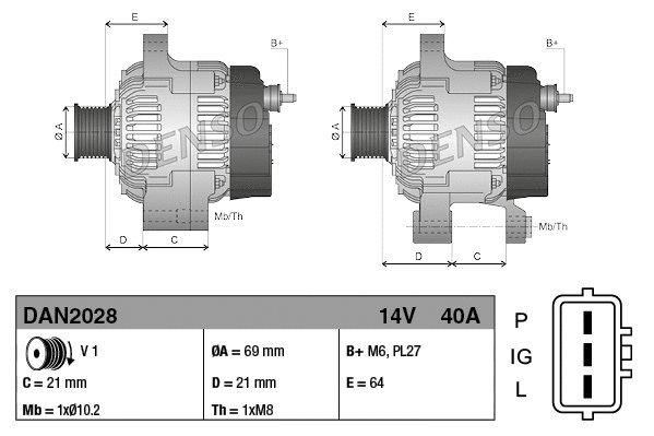 Alternator (WG2072043)