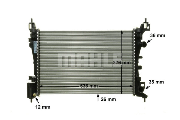 Radiator, engine cooling