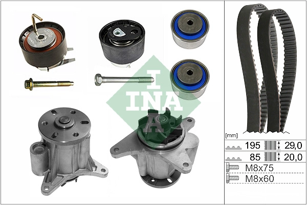 Water Pump & Timing Belt Kit (WG2216106)