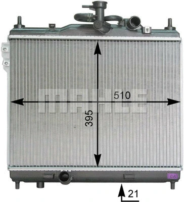 Radiator, engine cooling (WG2182486)