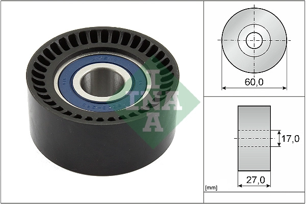 Deflection/Guide Pulley, timing belt (WG1897474)