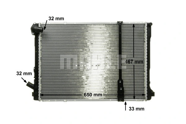 Radiator, engine cooling