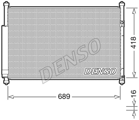 Condenser, air conditioning (WG1917512)