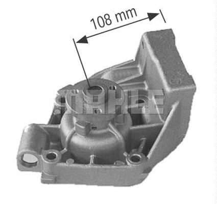 Water Pump, engine cooling (WG2181438)