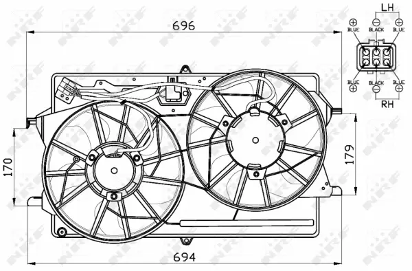 Fan, engine cooling