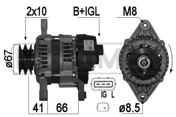 Alternator (WG2011350)