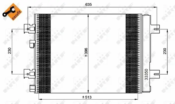 Condenser, air conditioning