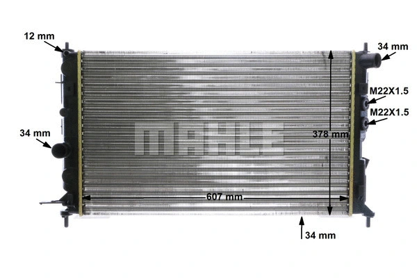 Radiator, engine cooling