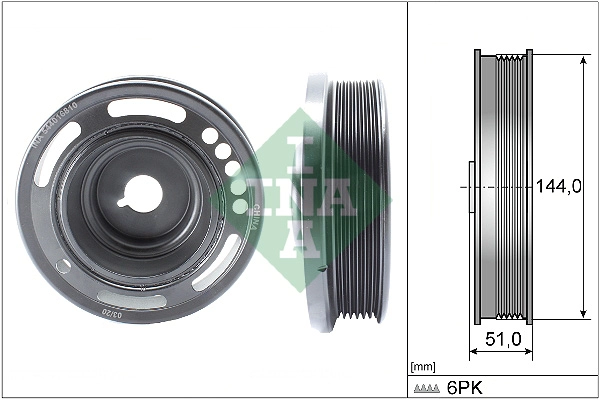 Belt Pulley, crankshaft (WG2136893)