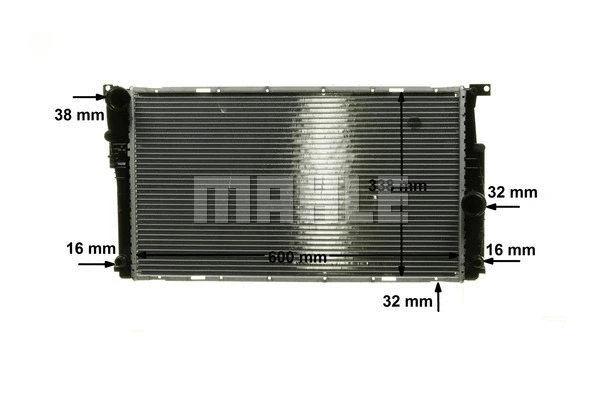 Radiator, engine cooling