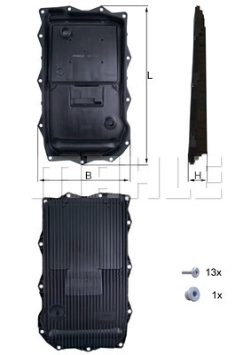 Oil Sump, automatic transmission (WG2325898)