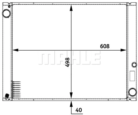 Radiator, engine cooling