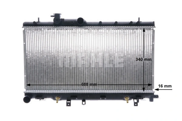 Radiator, engine cooling