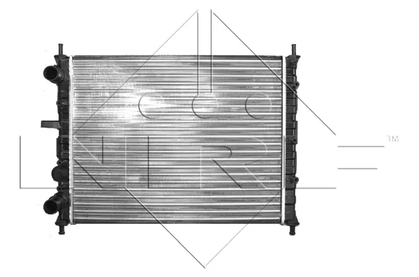 Radiator, engine cooling (WG1723106)