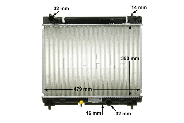 Radiator, engine cooling