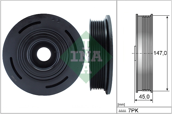Belt Pulley, crankshaft (WG1710226)