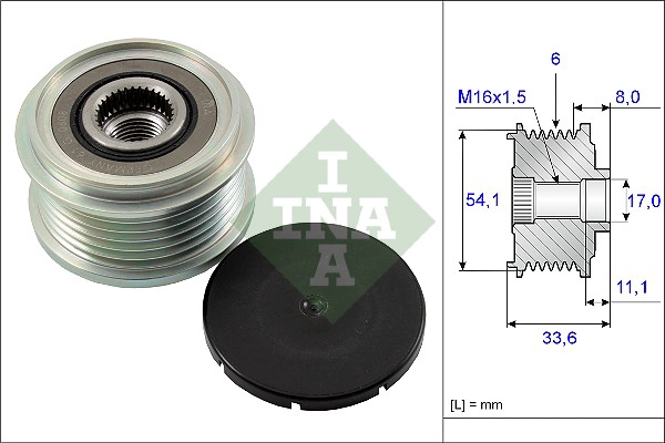 Alternator Freewheel Clutch (WG1253638)