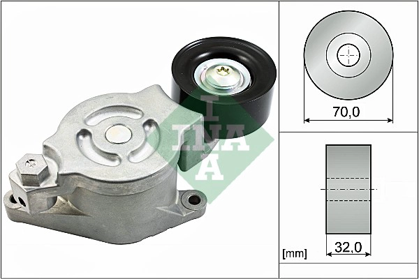 Belt Tensioner, V-ribbed belt (WG1710179)