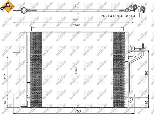 Condenser, air conditioning (WG2160508)